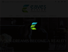 Tablet Screenshot of eavesarchitect.com